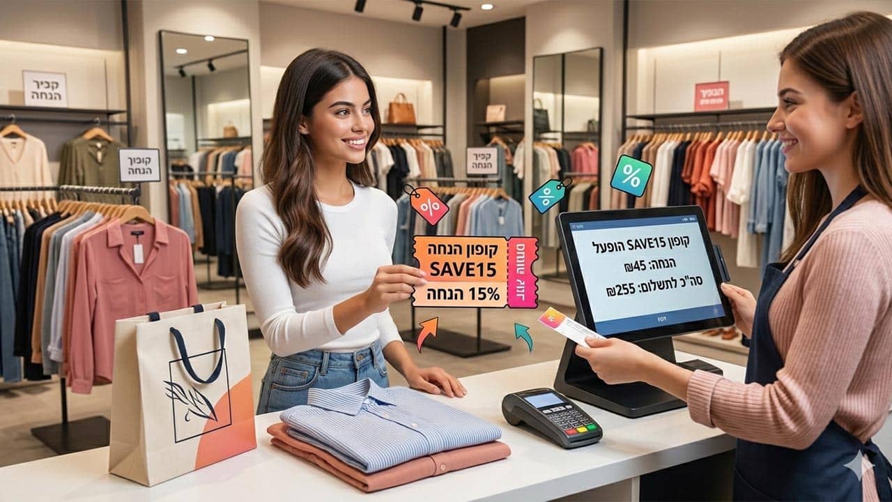 קופון הנחה ברשת ביגוד