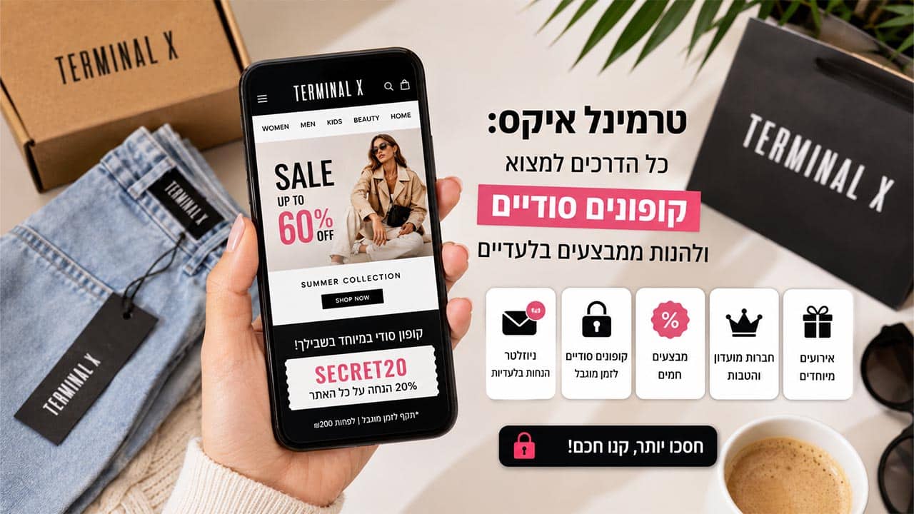 טרמינל איקס קופונים סודיים